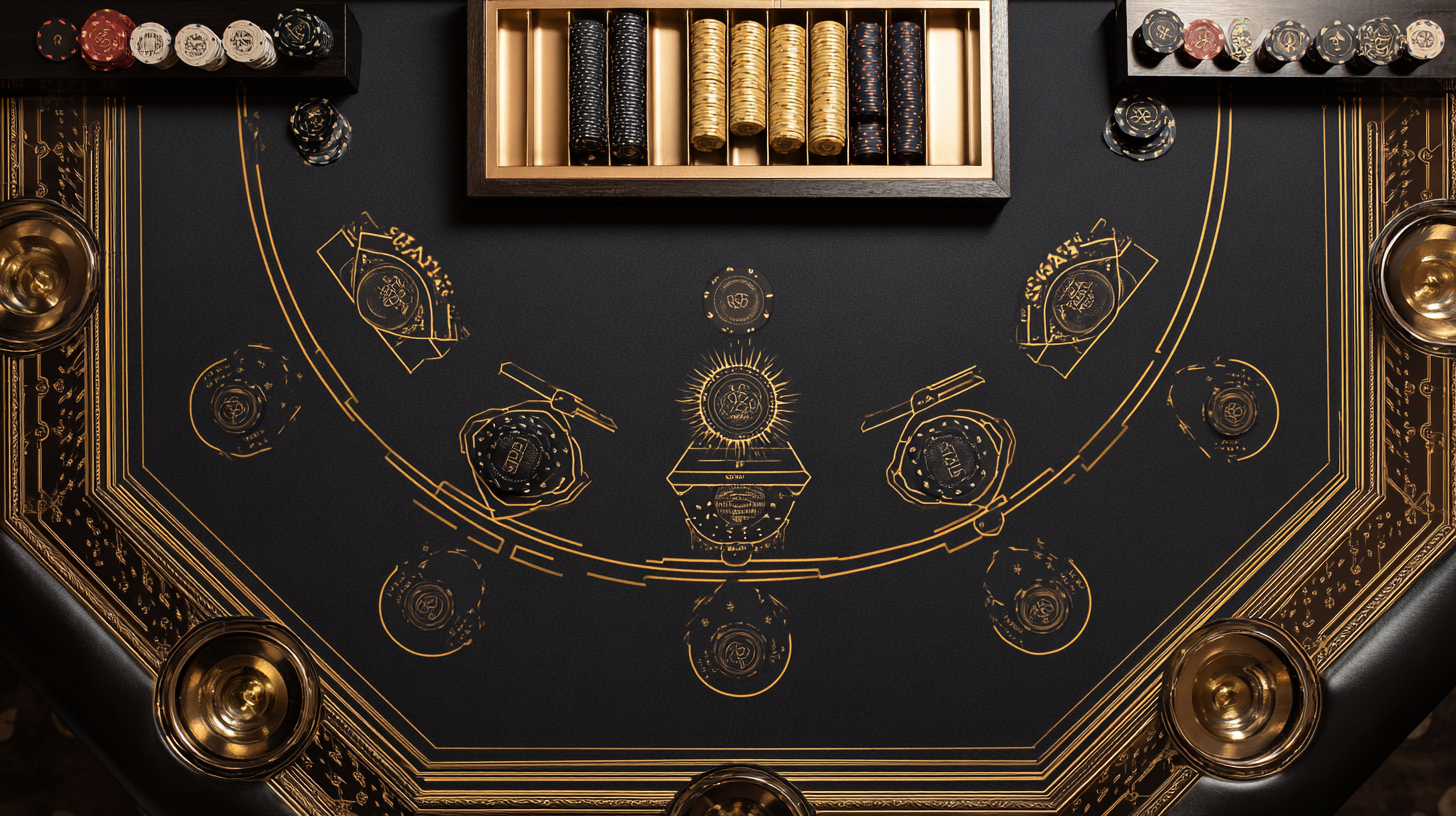 Luxurious casino interior with ambient lighting